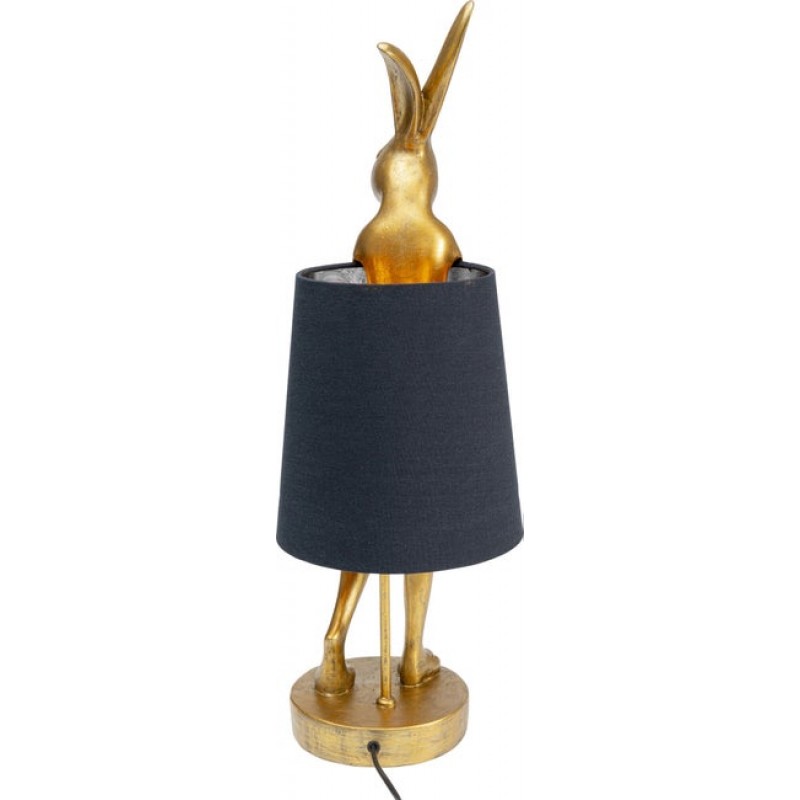 Table Lamp Animal Rabbit Gold/Black 68cm